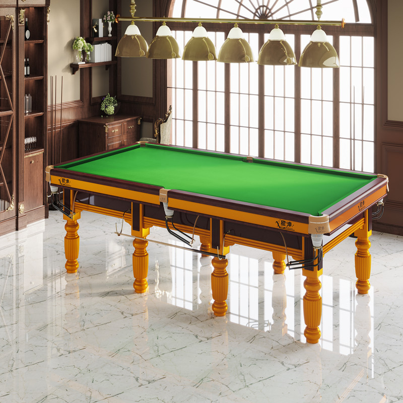 英式国际标准斯诺克台球桌 家用十二尺台球案子3.8米比赛用球台|ms