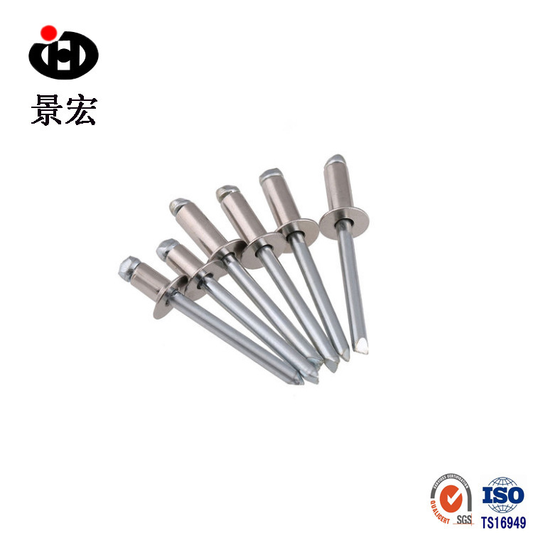 景宏厂家供应  M3.2不锈钢开口沉头抽芯铆钉 撞钉 铆钉枪拉钉