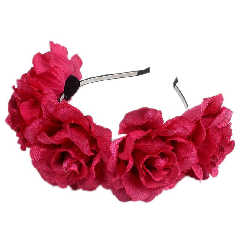 Fashion Flower Cloth Epoxy Bridal Headwear display picture 2