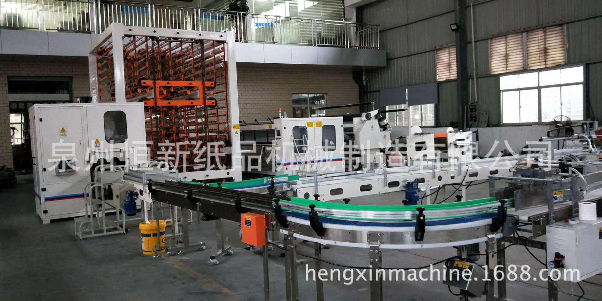 出口卫生纸彩胶厨房纸全自动复卷机全自动包装机全自动分切机