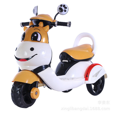 new pattern Backkom children Electric Motorcycle Small Taurus Tricycle men and women baby Child Toy car