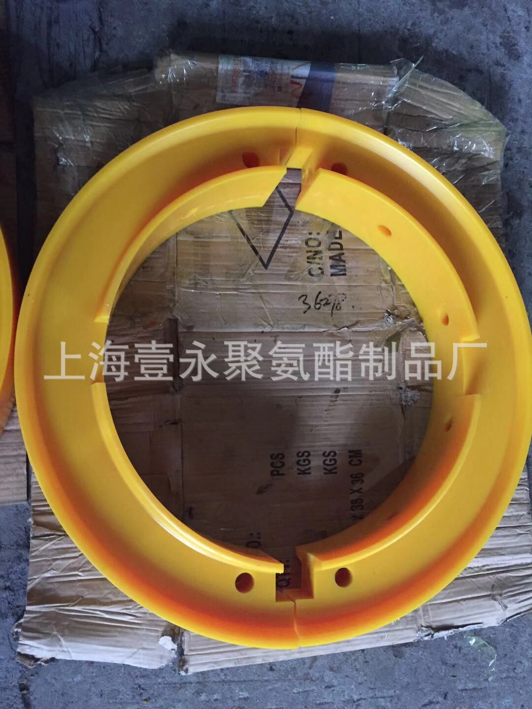 厂家供应进口全聚氨酯实心轮胎