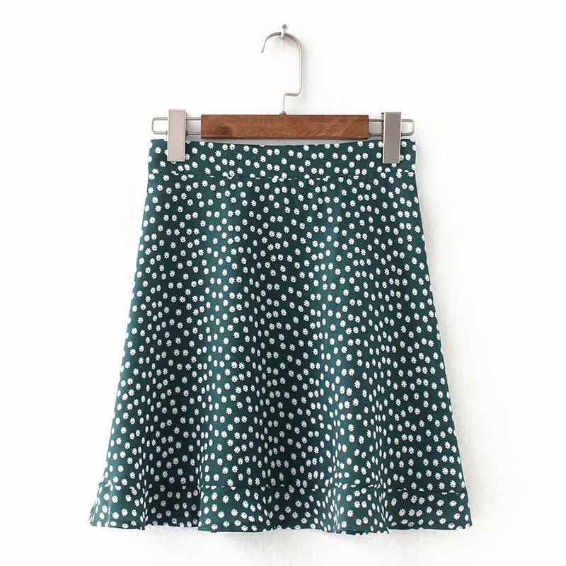 Mini Floral Skirt Image 3