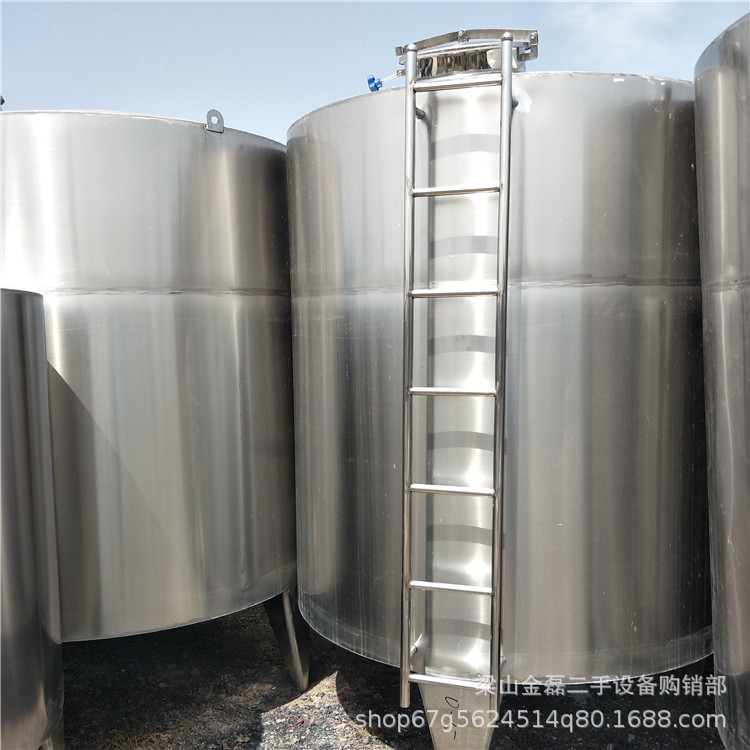 出售二手不锈钢储罐二手不锈钢发酵罐二手不锈钢搅拌罐二手提取罐