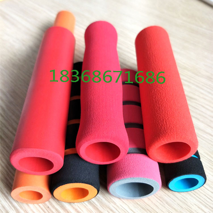 订制nbr橡塑海绵手把套 海绵发泡门把手套 防滑发泡管车把护套