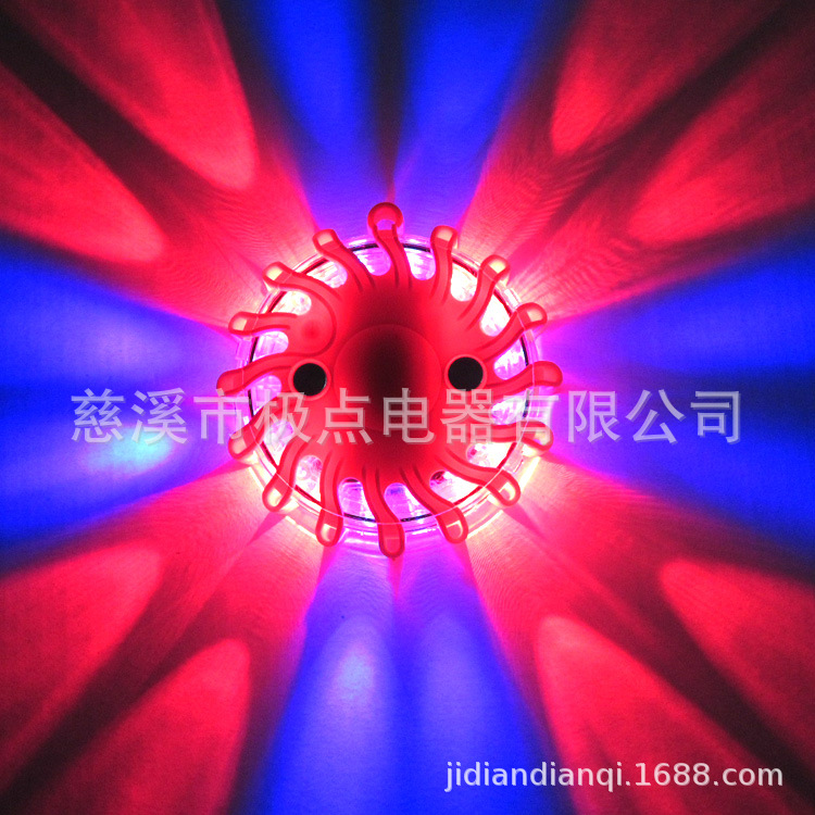 [direct deal] LED automobile charge Magnetic attraction traffic Red and blue Explosive flashing light