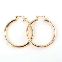 Big glossy universal earrings, European style