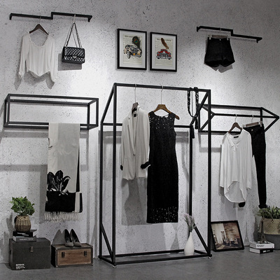 couture Display rack On the wall Wall hanging personality Wall combination Simplicity modern Geometry men and women decorate coat hanger