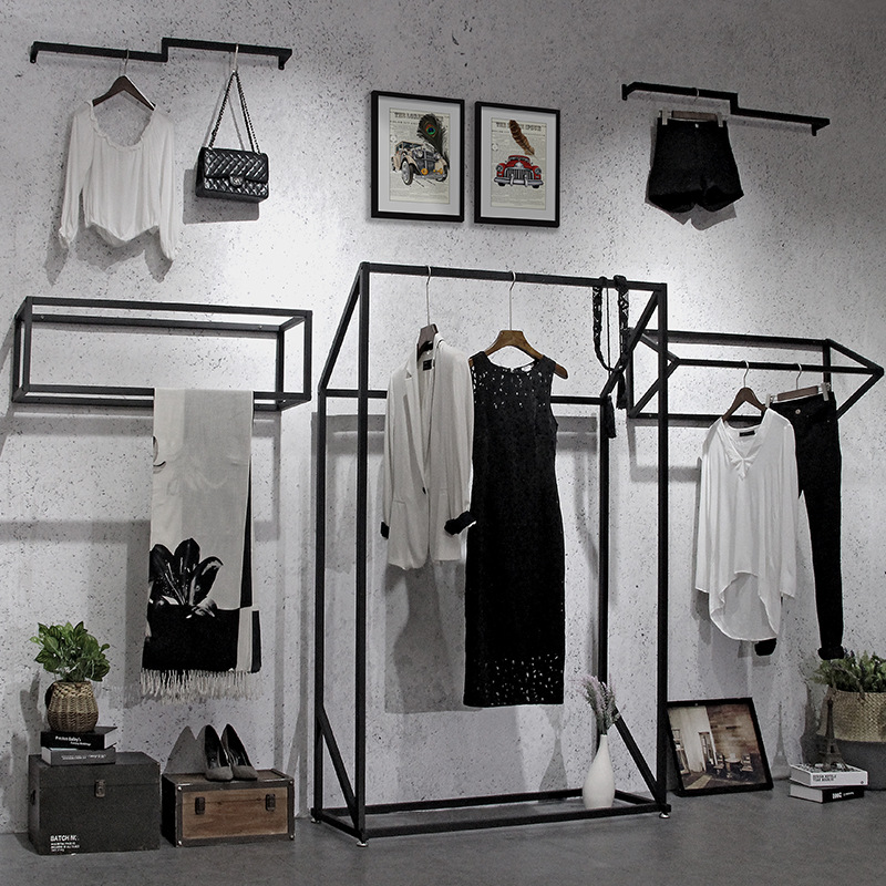 couture Display rack On the wall Wall hanging personality Wall combination Simplicity modern Geometry men and women decorate coat hanger