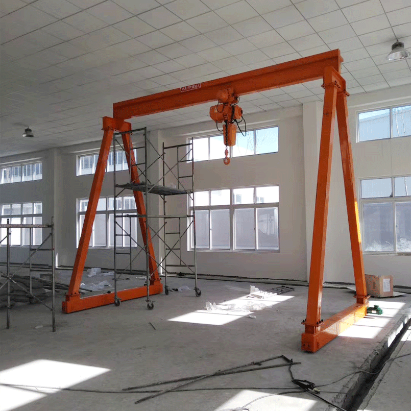 安装 龙门架 手推小型龙门吊 移动龙门架可升降手推移动轻便型