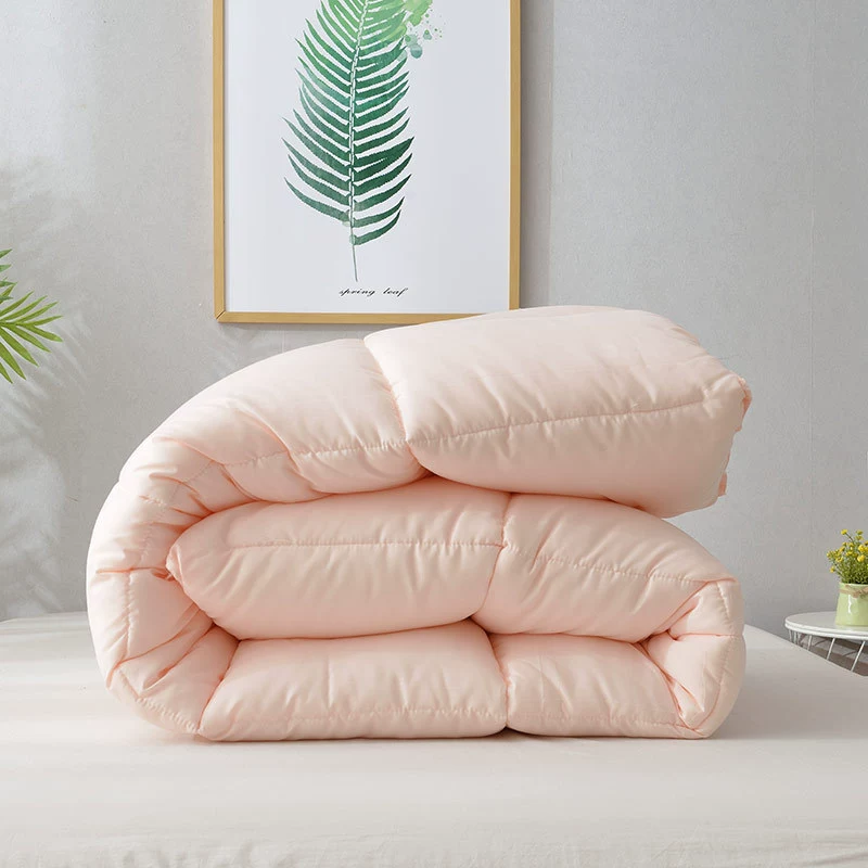 Новое весенне-осеннее стеганое одеяло групповой покупки стеганое студенческое общежитие сплошной цвет простое теплое одеяло с сердечником 1,5 м