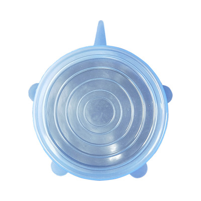 定制保鲜盖 厨房密封保鲜盖微波炉食品水果硅胶拉伸保鲜盖六件套|ru