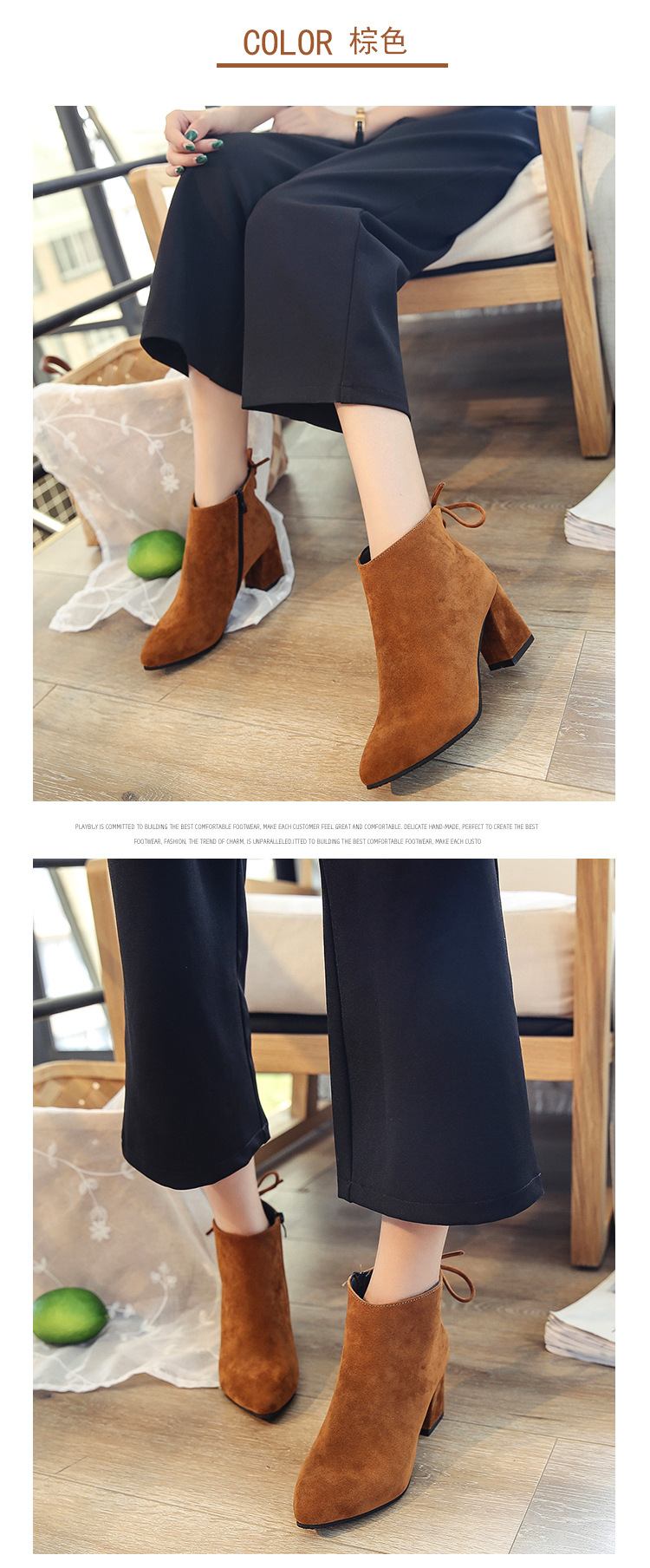 Bottes femme en Daim - Ref 3355468 Image 17