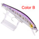 5 Colors Shallow Diving Minnow Lures Sinking Hard Plastic Baits Fresh Water Bass Swimbait Tackle Gear