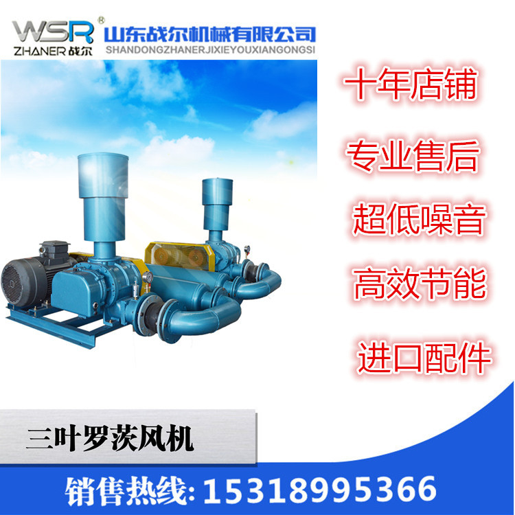 山东三叶罗茨风机厂家2.2KW风机 小型风机 污水处理专用专业售后