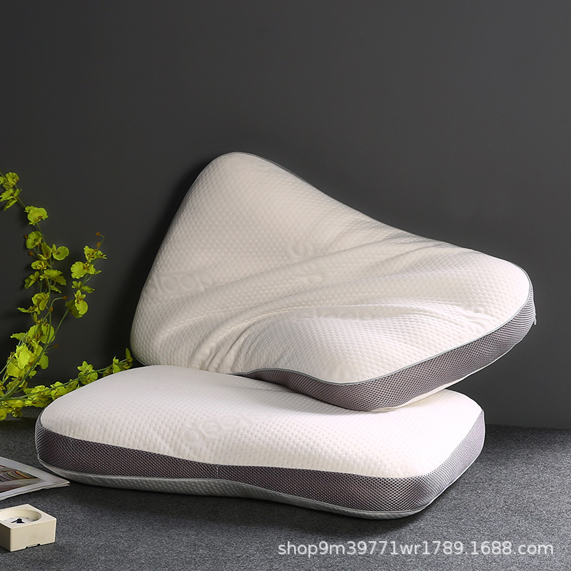 乳膠枕頭 天然泰國乳膠枕護頸枕可脫卸枕芯 床上用品廠家直銷代發