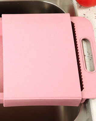 厂家直销炫彩水槽沥水菜板 收纳式沥水菜板 双层漏水菜板|ms