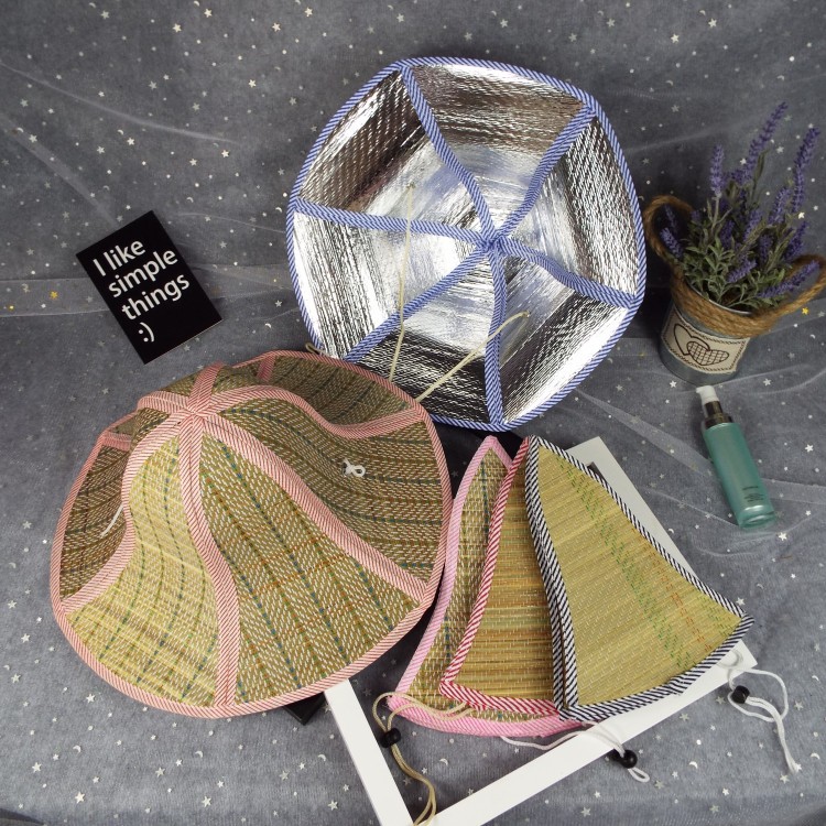 mens foldable straw hat