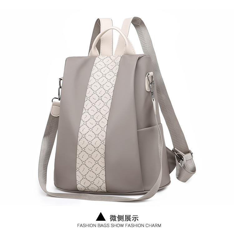 New simple backpack women's 2018 fashion...