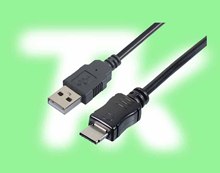 USB  A(M)-4P to Mini USB B(M)-12P