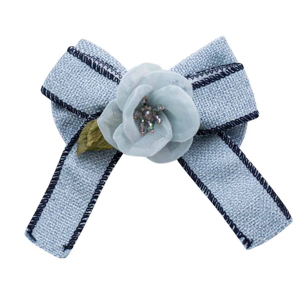 Alloy Fashion Bows brooch(purple) NHJE1176-purple