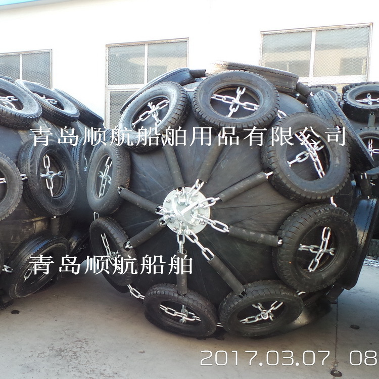大量定制船舶码头防碰撞用充气式横滨式护舷