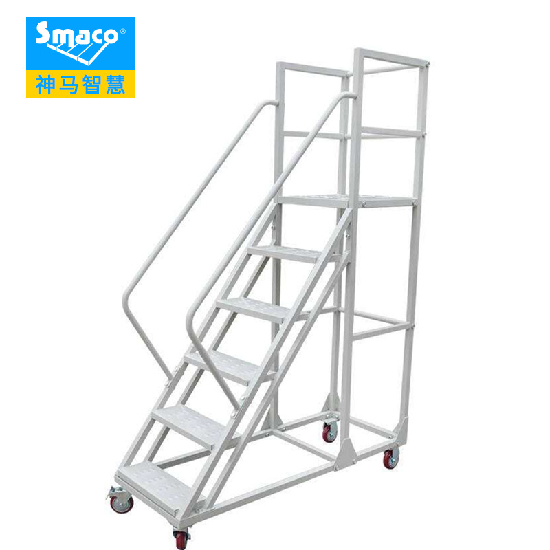 Dongguan factory Special Offer Stacker Loading and unloading trucks Take a car Steel climbing car Mobile boarding car