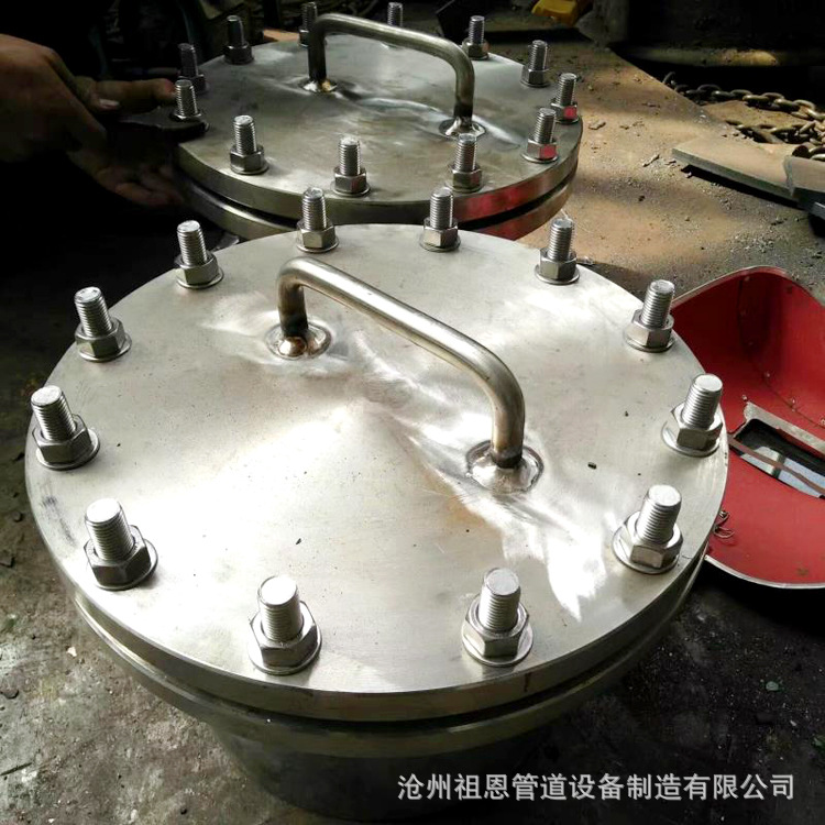 大量批发 人孔法兰 不锈钢法兰压力人孔压力罐回转快开人孔可定制|ru