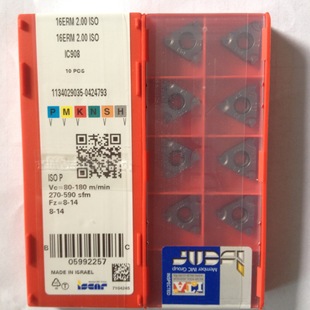 ISCAR��˹�����޹����ݼy����16ERM2.00 ISO IC908���ݼy܇����Ƭ