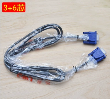 Оригинальный 1.8 м VGA кабель 3 6 компьютер с телевизором высокой четкости кабель видео кабель проектор передачи данных кабель оптом