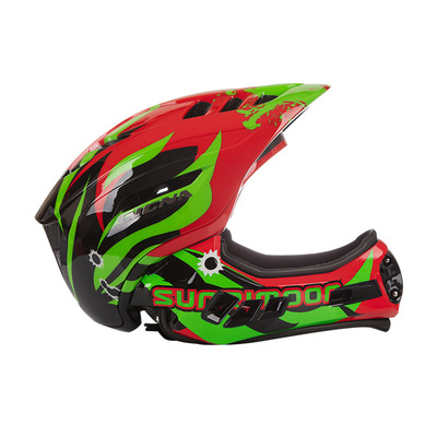 新款CIGNA儿童平衡车头盔护具可拆卸保护下巴滑步车轮滑信诺全盔