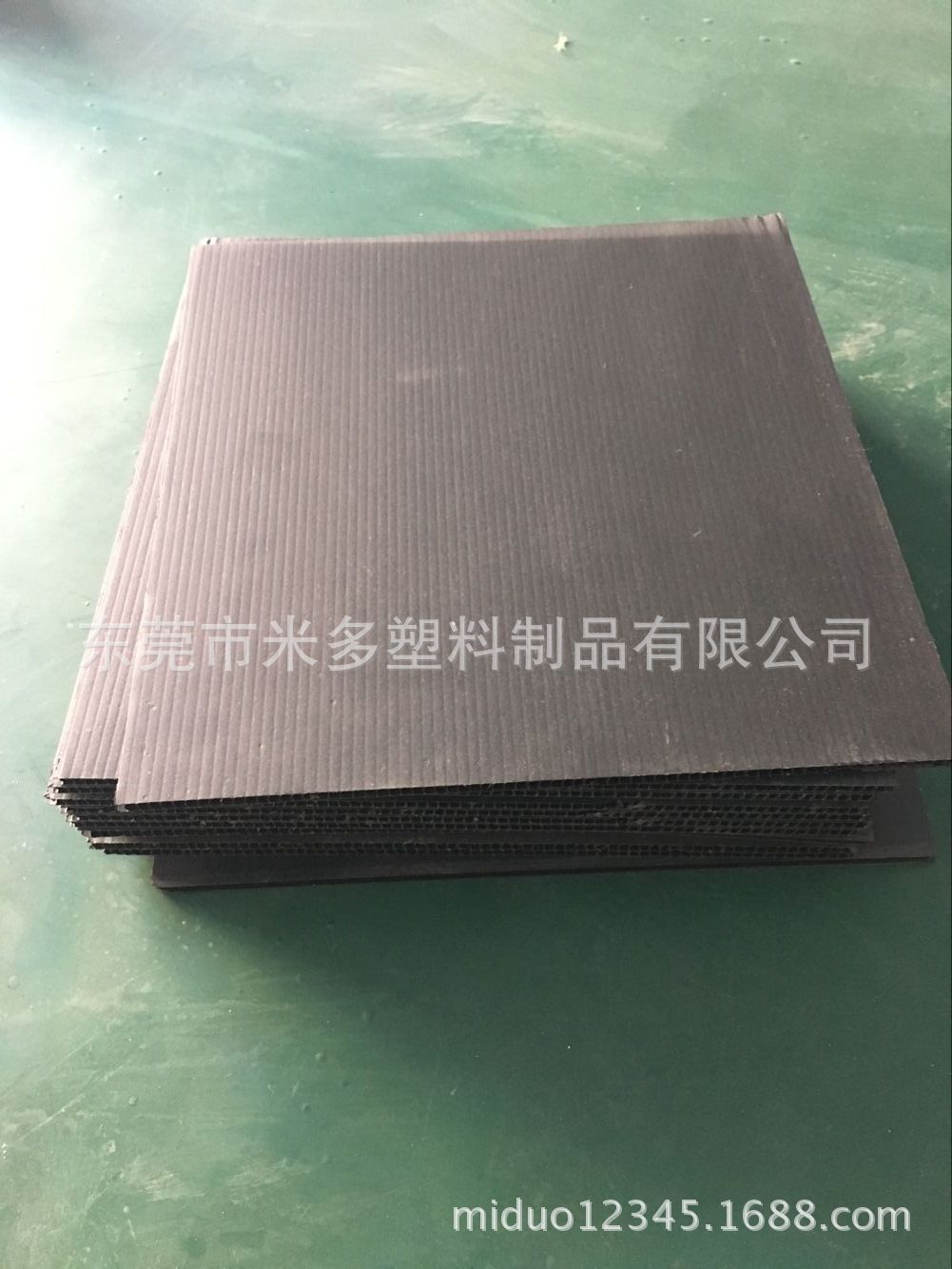 黑色可加硬塑料PP瓦楞中空背板童车背板隔板