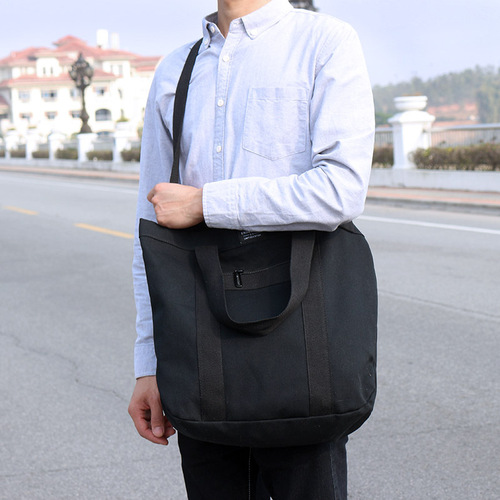 SIMPLE Korea's new simple student canvas bag for men and women Korean version casual shoulder crossbody bag handbag