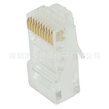 10PCS RJ50 10p10c模块化连接器用于圆形电缆，绞合 压接 水晶头