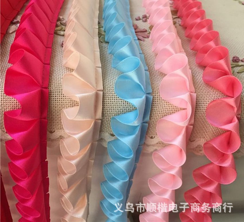 各种丝带织带蕾丝打折 皱褶花边服装辅料 窗帘 抱枕玩家配饰花边