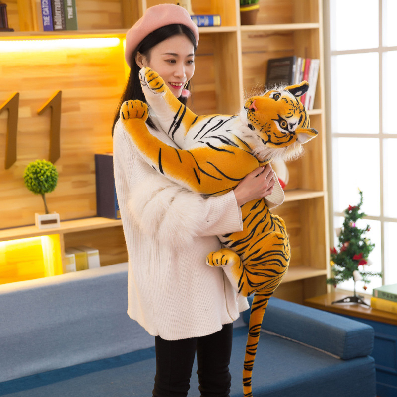 Plush Giant Tiger Stuffed Toy Kids 50cm