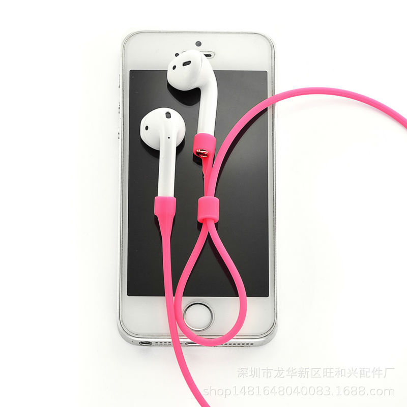 适用苹果蓝牙耳机防丢绳airpods防丢线运动硅胶耳机挂绳防丢绳