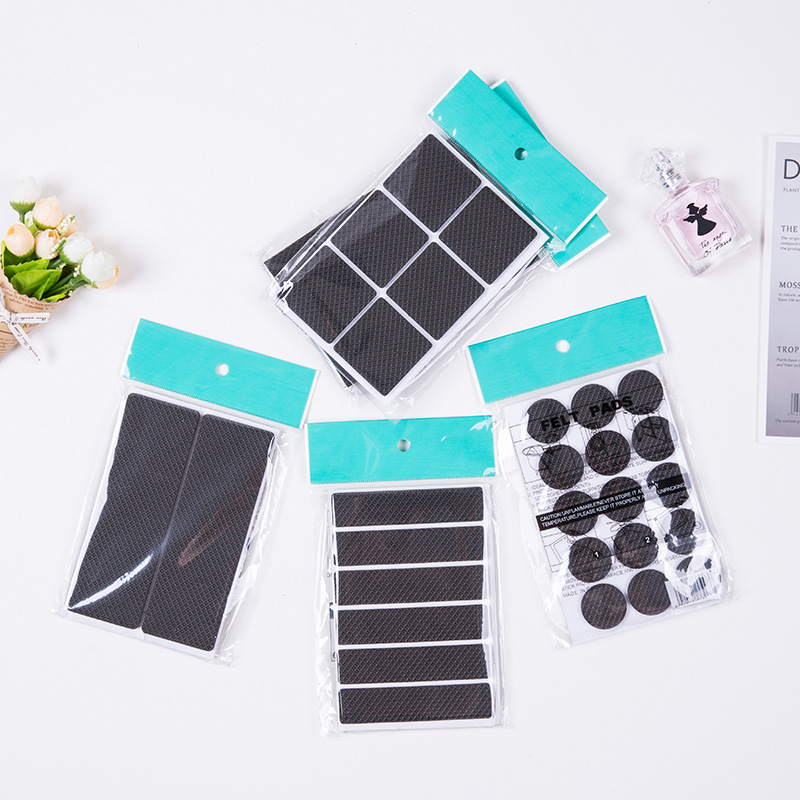 一件代发袋装桌椅脚垫家具凳子腿脚保护垫自粘加厚EVA防划垫3片装|ms