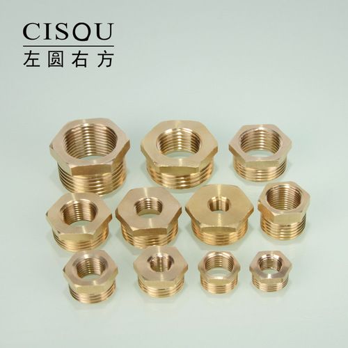 All-copper 1-inch to 6-minute to 4-minute to 2-minute to 1/3-minute inner and outer wires to fill the inner wire and outer teeth to reduce the diameter of the copper connector accessories