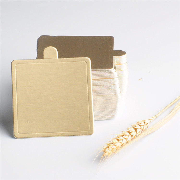 75*75mm正方形慕斯托 蛋糕纸盘西点烘焙包装 食品用纸 1包/50片
