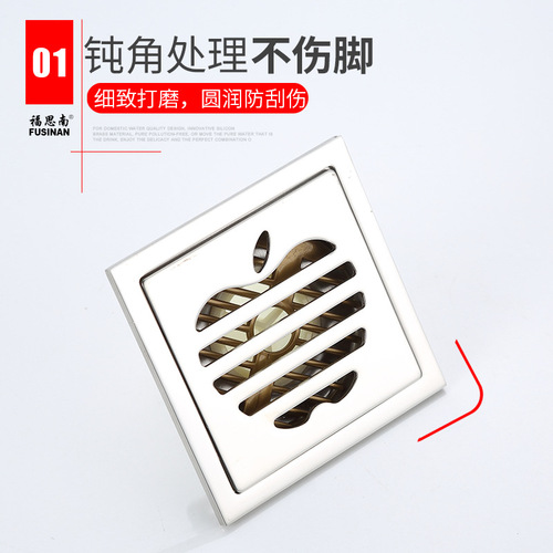 Factory direct sales 304 stainless steel deodorant floor drain bathroom bathroom shower washing machine floor drain