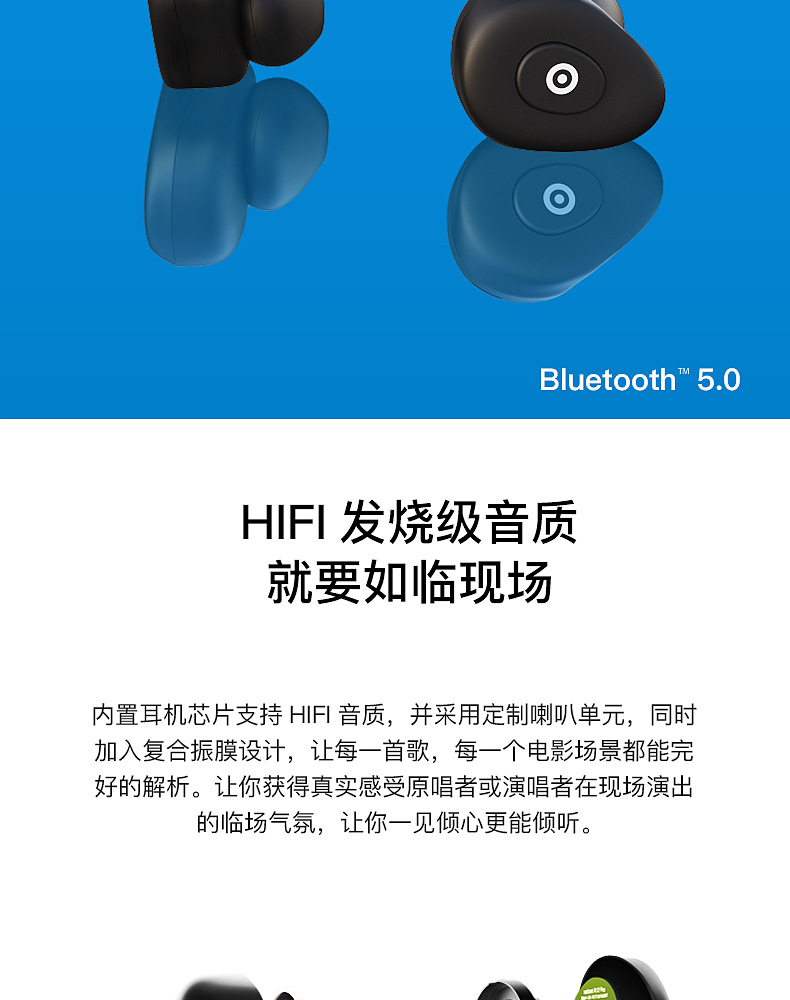 Casque bluetooth commande vocale fonction appel connexion multipoints - Ref 3379442 Image 11