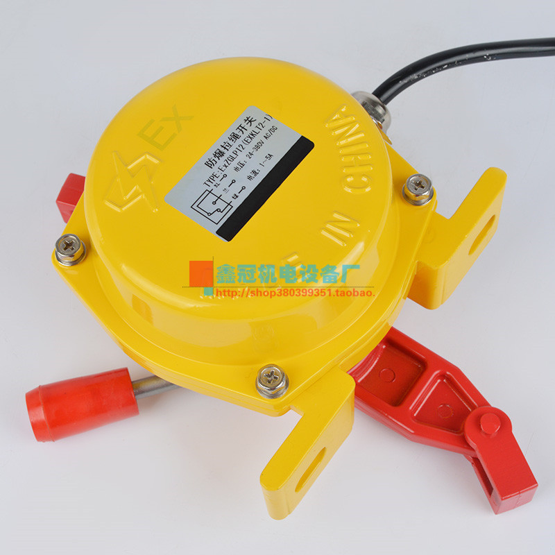 隔爆型防爆拉绳开关 输送带双向拉线急停开关KLT2-Ⅱ