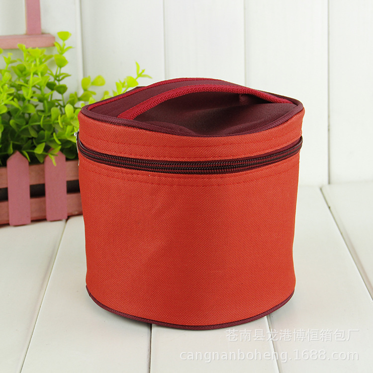 日式铝箔保温袋小号学生便当包迷你圆形饭盒袋女生保鲜包批发定制