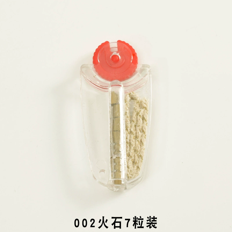 002 Флинт с хлопковой сердцевиной (7 штук без логотипа) Универсальный дешевый кремний Зажигалка кремня оптом