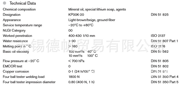 Rexroth Dynalub 520 润滑脂 400g-阿里巴巴