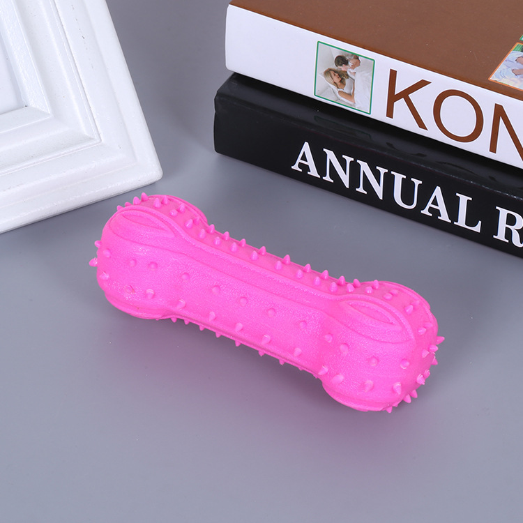 Suministro directo de fábrica TPR silbato barra de pegamento suave entrenamiento de sonido perro resistente a la mordedura molar interactivo perro de juguete para mascotas perro suministros