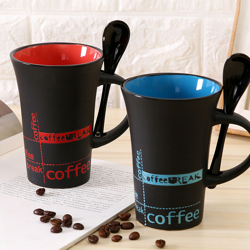 new pattern Simplicity Ceramic coffee mug Handle Mug originality personality lovely Water cup Manufactor wholesale