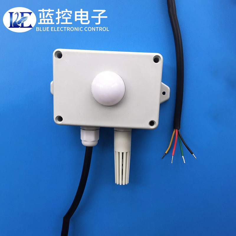 廠家供應室內外RS485壁挂式光照溫濕度變送器 光溫濕采集器傳感器