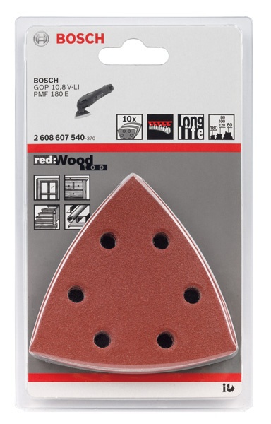 多功能切割打磨机附件,三角研磨盘片套装,博世